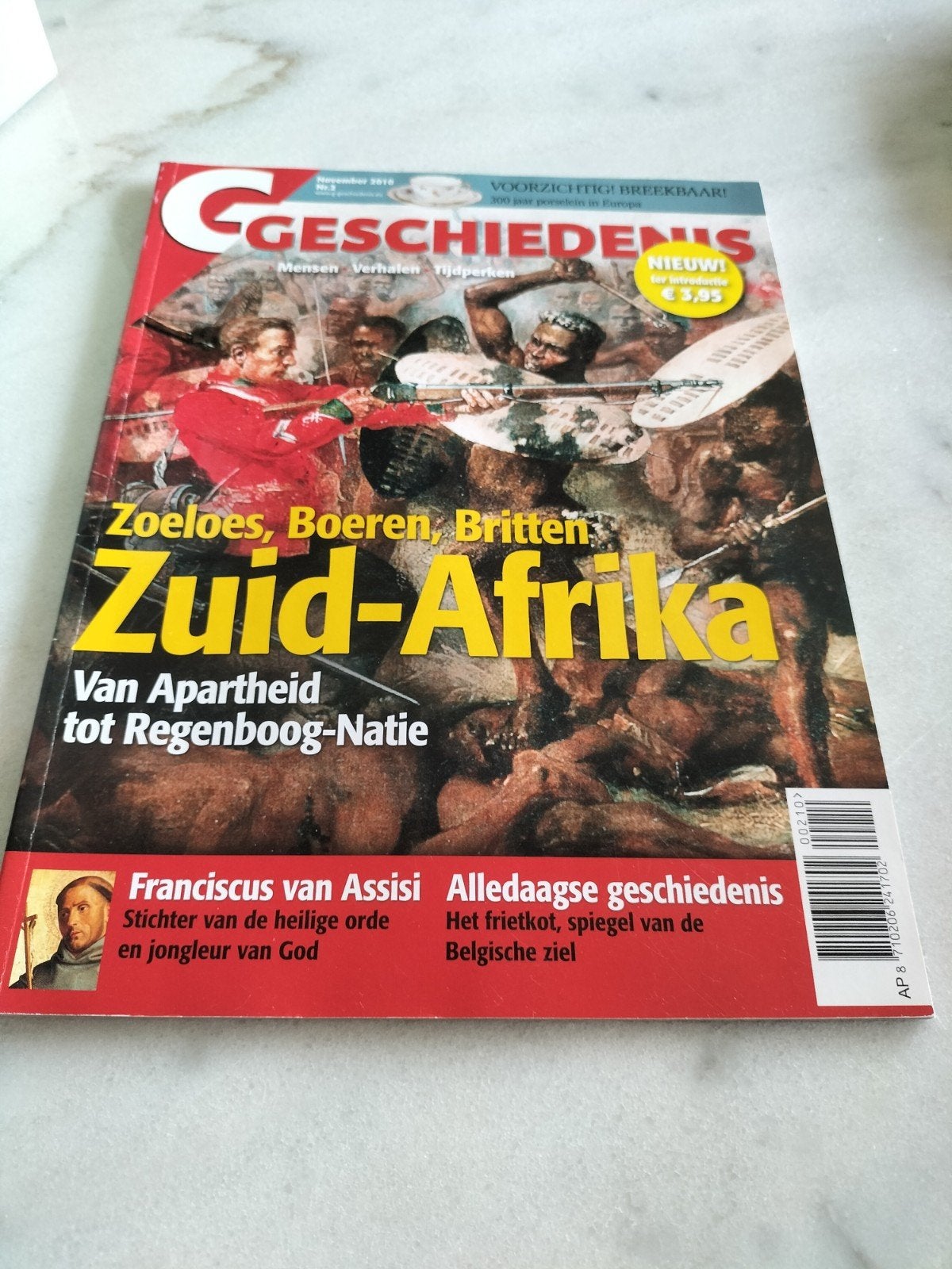 Geschiedenis Magazine: Zuid-Afrika (November 2010), Ophalen of Verzenden, Zo goed als nieuw, Overige typen