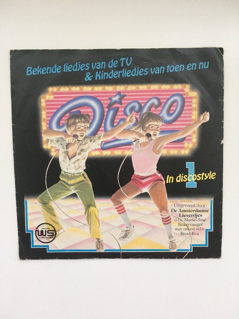 VN06 Vinyl Single 1 In Discostyle De Amsterdamse Lieverdjes, LP, Gebruikt, Kinderen en Jeugd, Ophalen of Verzenden