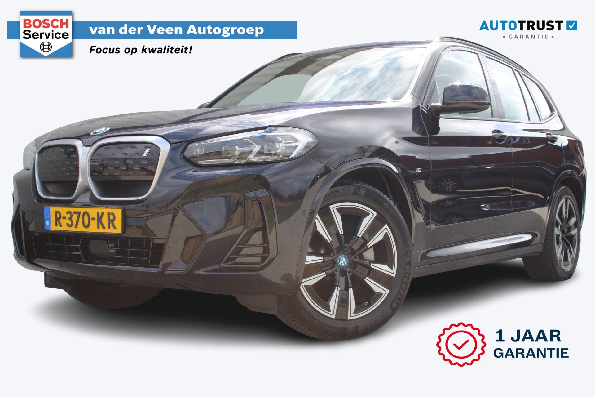 BMW iX3 Executive 80 kWh met Pano | Incl. 12 maanden garanti, Auto's, BMW, Automaat, 12 maanden, Achterwielaandrijving, Gebruikt