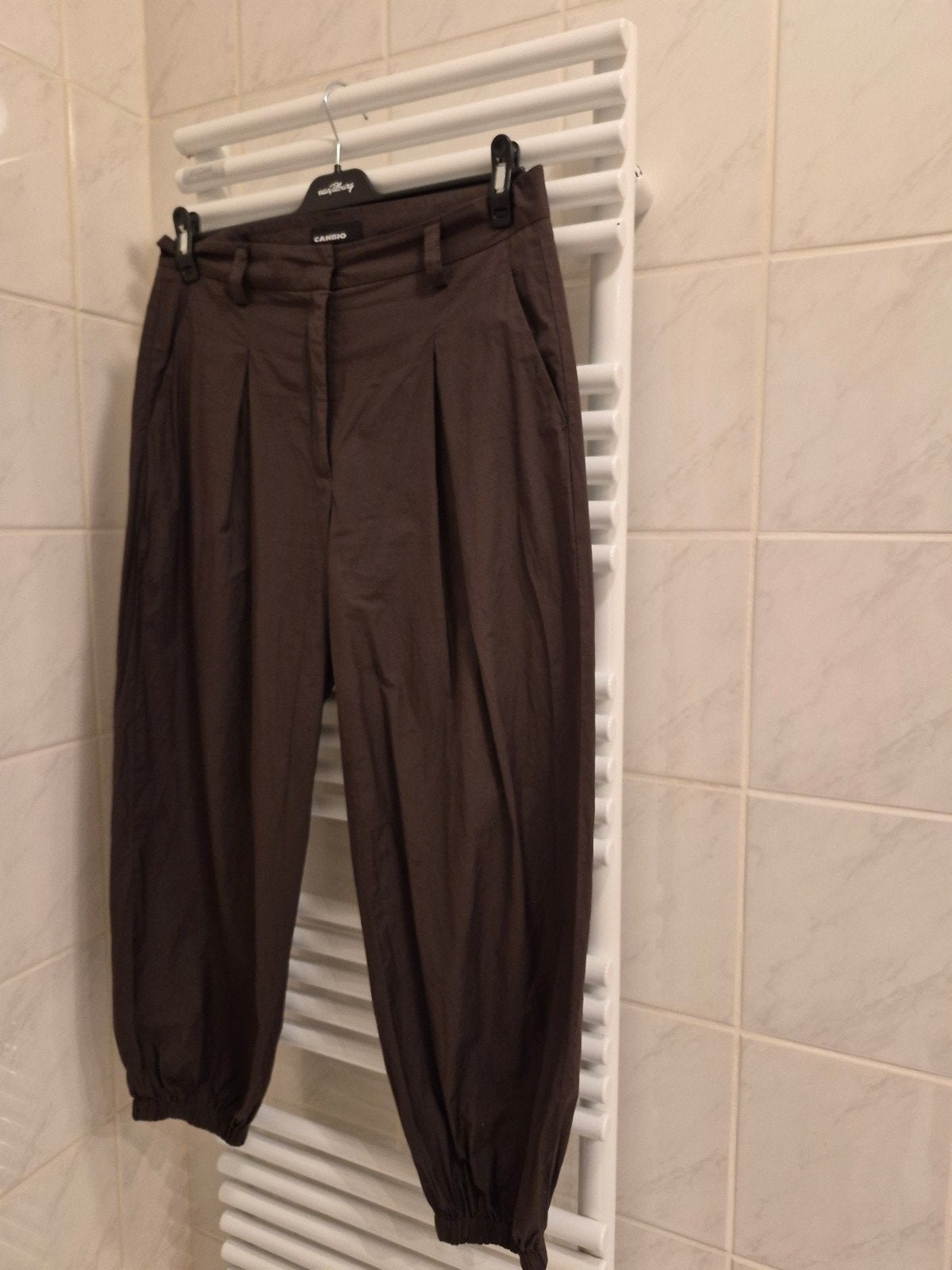 CAMBIO BARREL BROEK MT 40, Kleding | Dames, Maat 38/40 (M), Cambio, Bruin, Verzenden