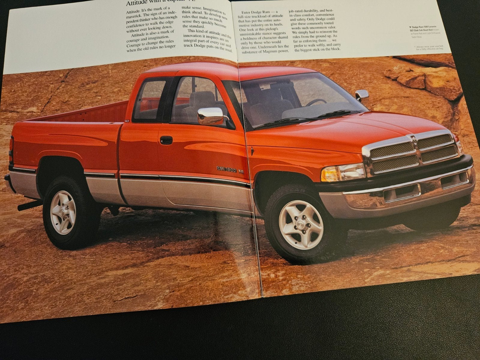 Brochure Dodge Ram 1996 USA, Ophalen of Verzenden, Zo goed als nieuw, Overige merken