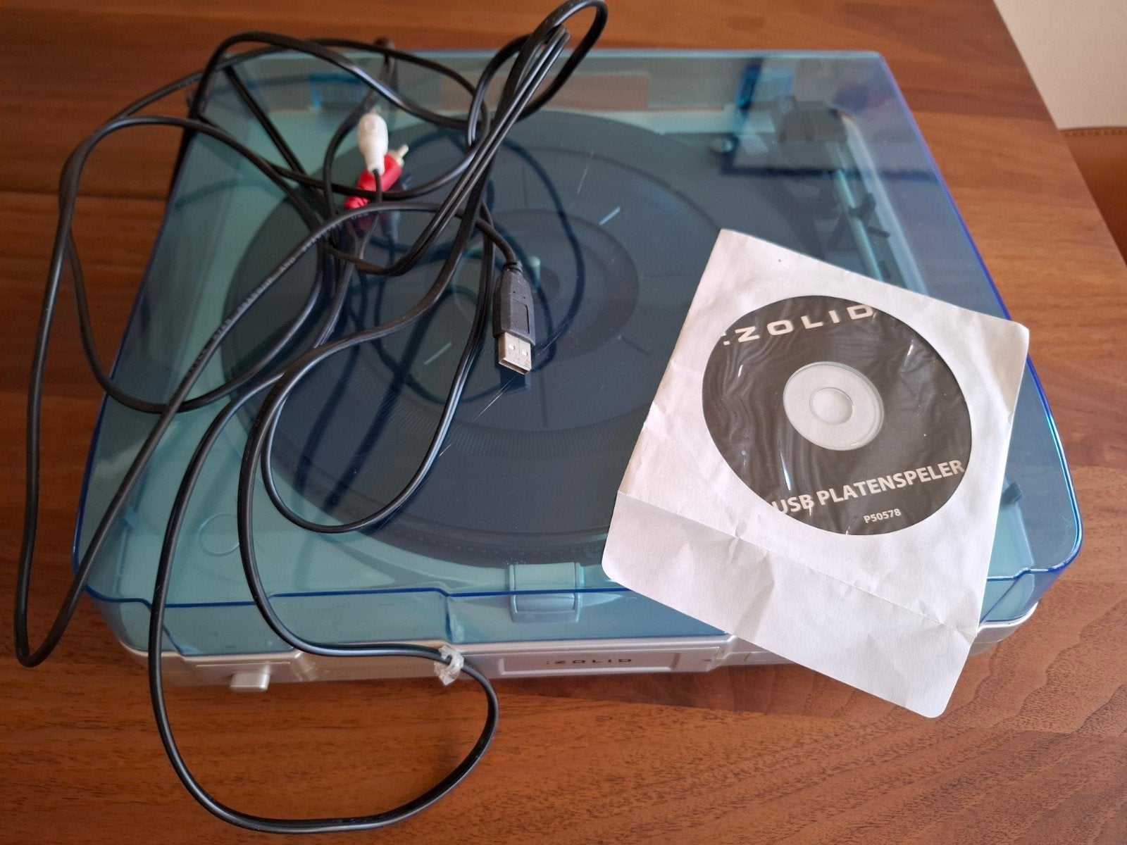 Zolid USB draaitafel, Audio, Tv en Foto, Platenspelers, Ophalen, Gebruikt, Overige merken, USB-aansluiting