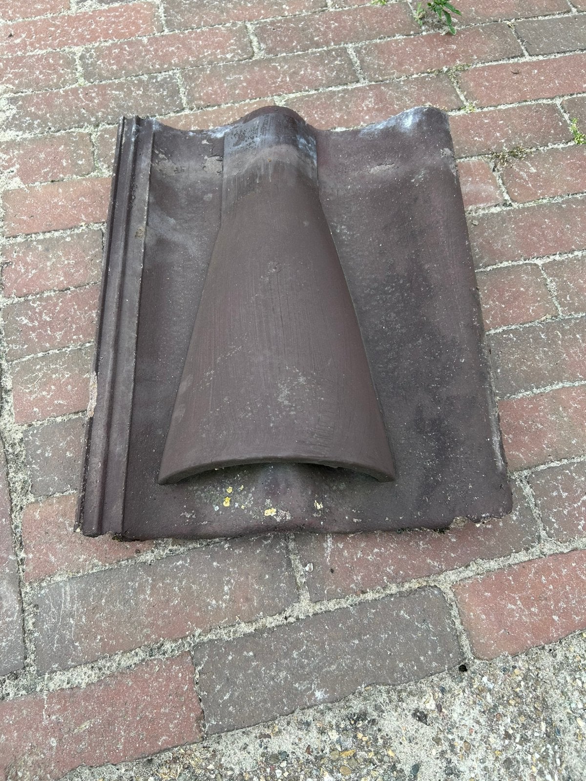 Sneldekker ventilatiepannen, Teeuwen , bruin, Doe-het-zelf en Verbouw, Dakpannen en Dakbedekking, Ophalen, Gebruikt, Minder dan 5 m²