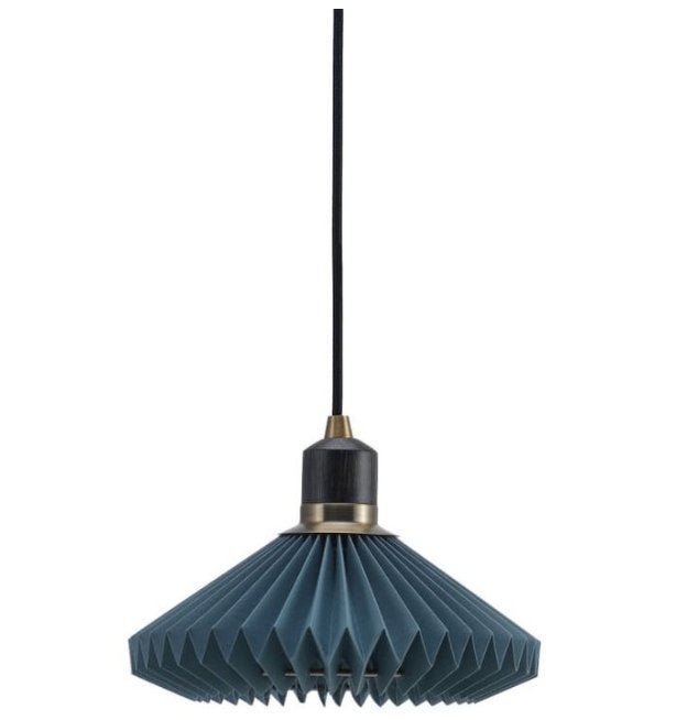 Beautiful blue hanging lamp by Halo Design, new in box, Ophalen, Nieuw, Modern, G9