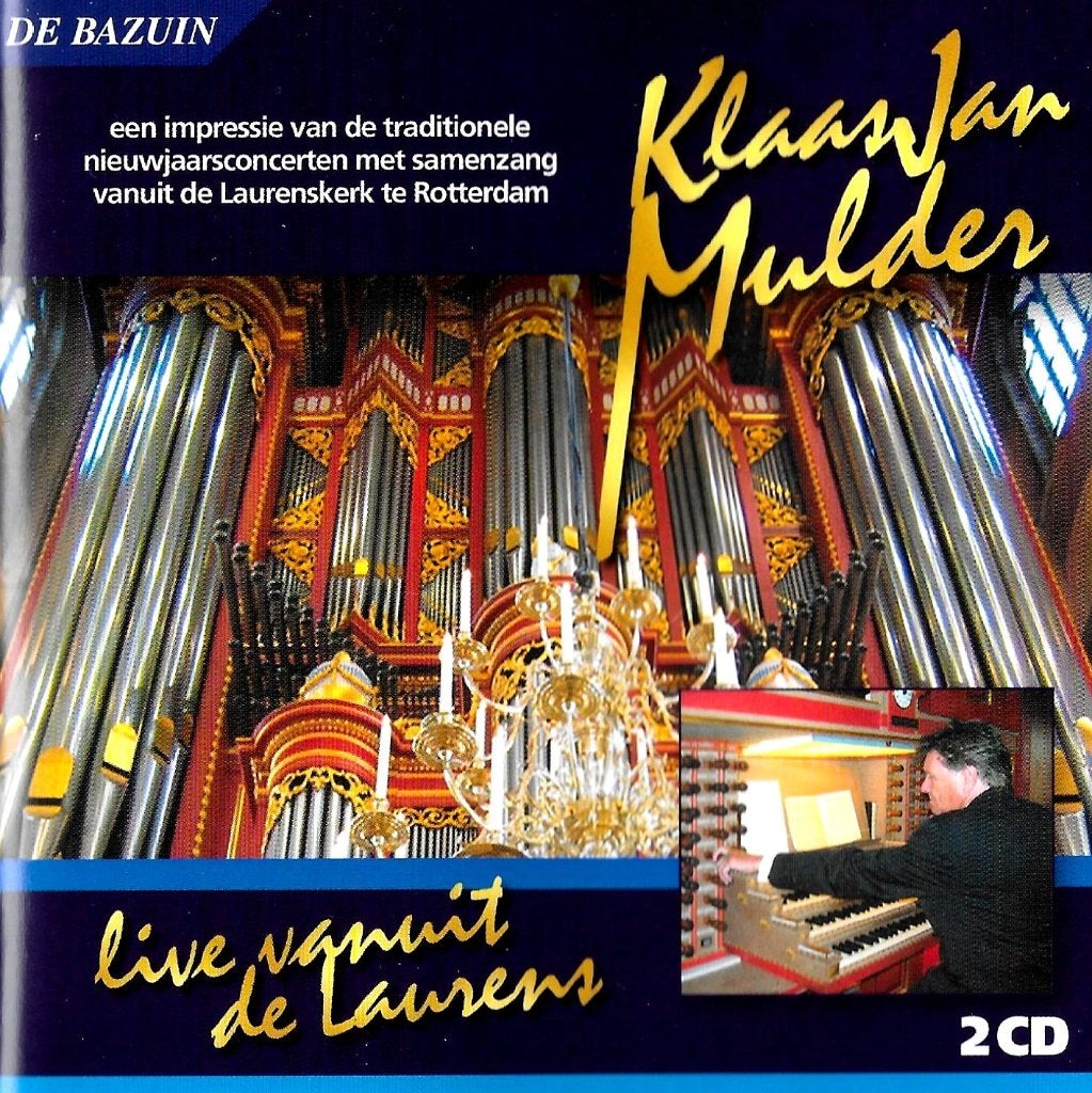 2 CD BOX - KLAAS JAN MULDER / ORGEL - LIVE VANUIT DE LAURENS, Cd's en Dvd's, Orgel, Koren of Klassiek, Verzenden, Zo goed als nieuw