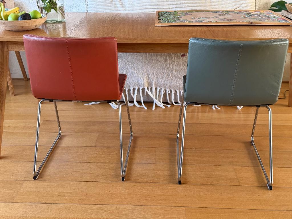 Eetkamerstoelen, Huis en Inrichting, Stoelen, Ophalen, Gebruikt, Overige kleuren, Vier