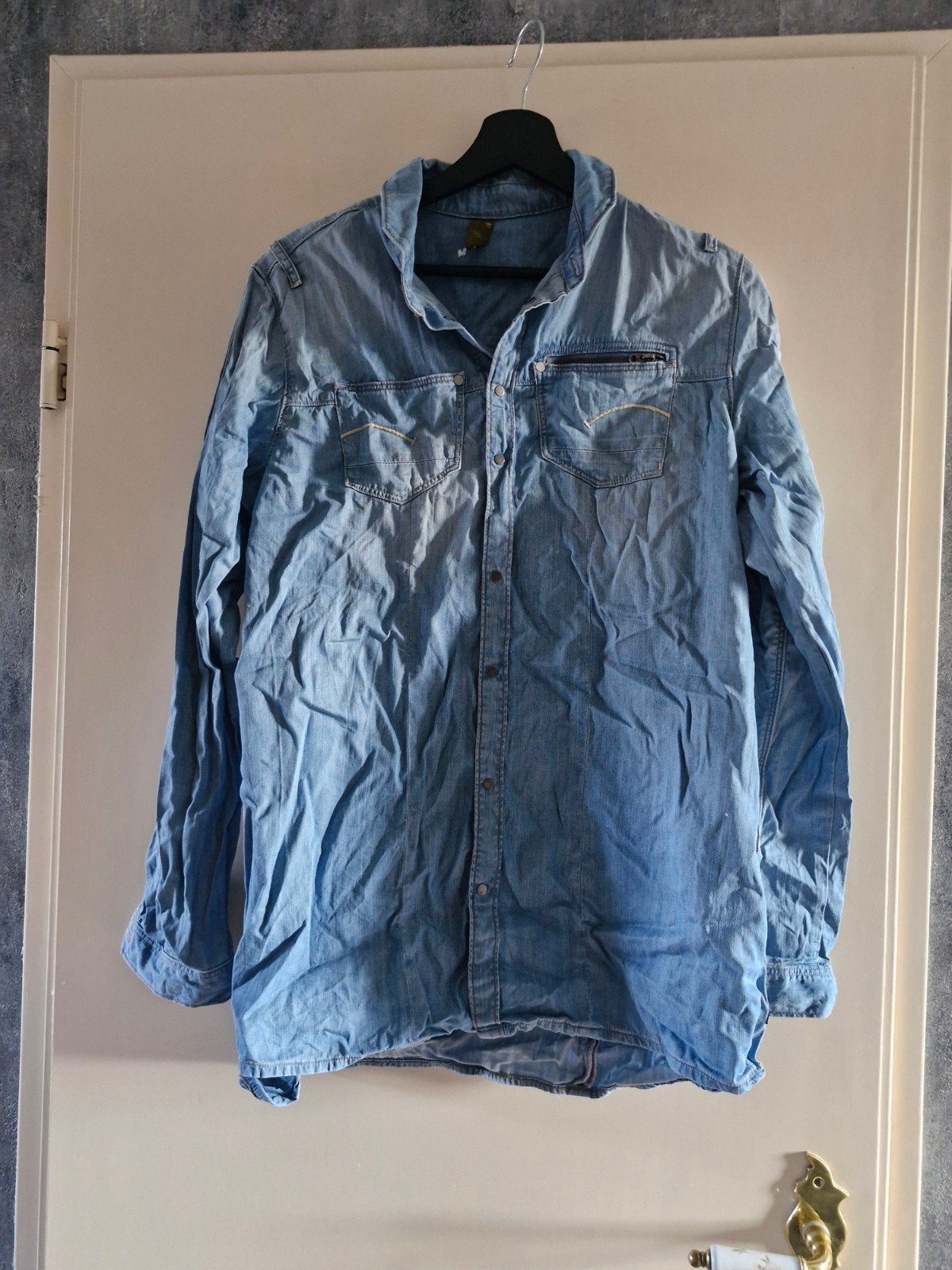 Spijkerblouse gstar maat m, Kleding | Dames, Maat 38/40 (M), Gstar, Blauw, Onbekend