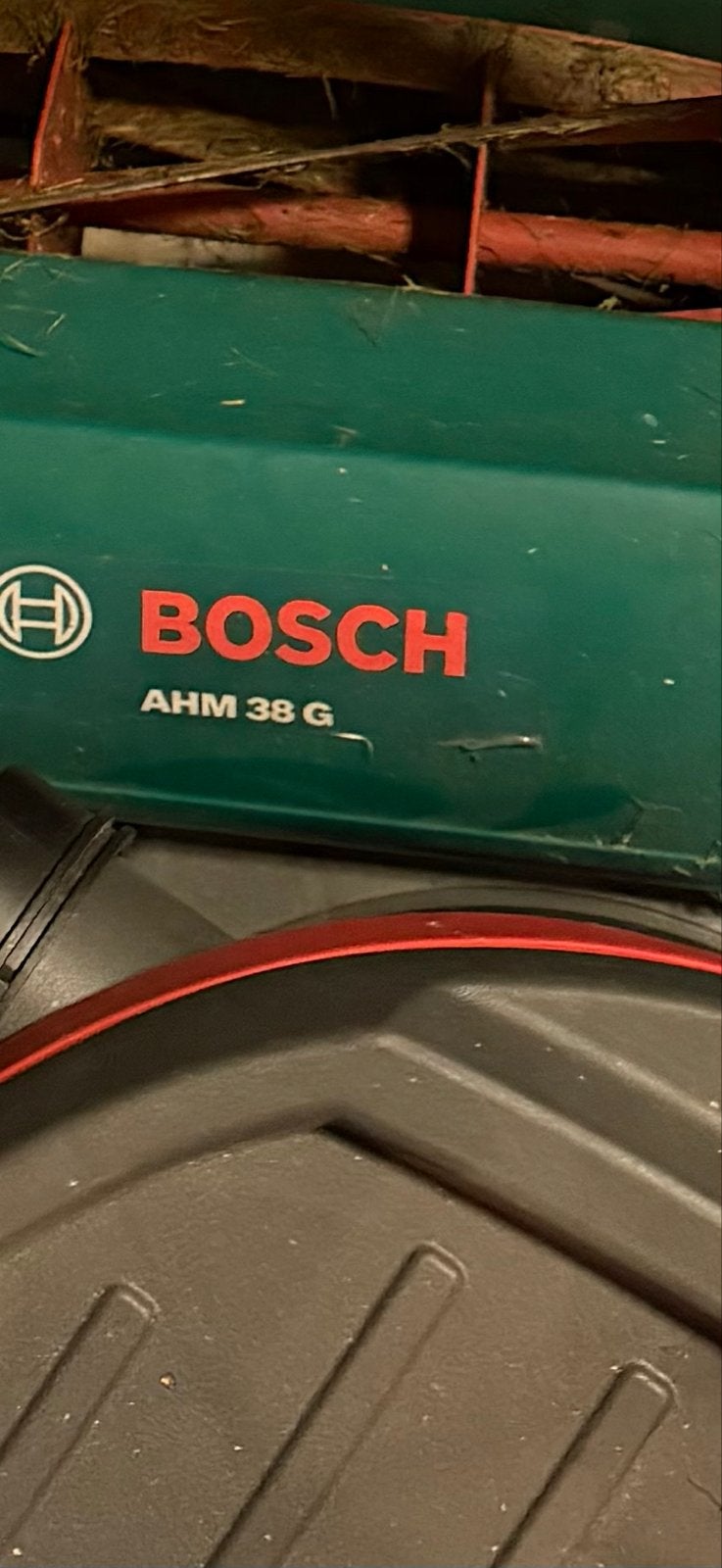 Bosch AHM 38 G Handgrasmaaier met opvangbak, Tuin en Terras, Grasmaaiers, Ophalen, Gebruikt, Handgrasmaaier, Opvangbak
