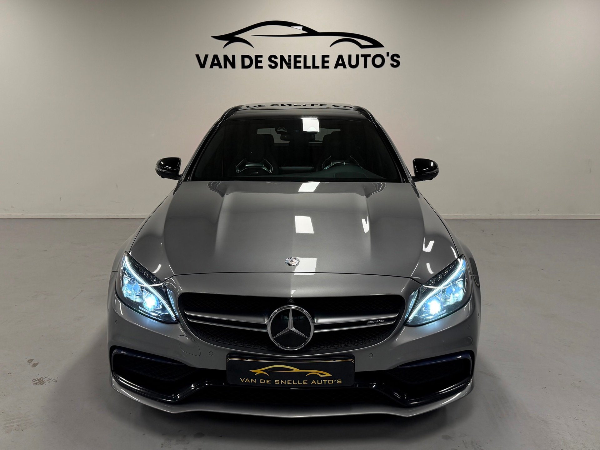 Mercedes-Benz C63 S Estate AMG KERAMISCH/SCHAALSTOELEN/PANO/, Automaat, Achterwielaandrijving, Gebruikt, Leder en Stof