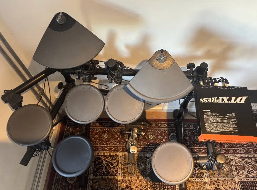YAMAHA DTXPRESS elektrisch drumstel, Muziek en Instrumenten, Drumstellen en Slagwerk, Ophalen, Gebruikt, Yamaha, Elektronisch