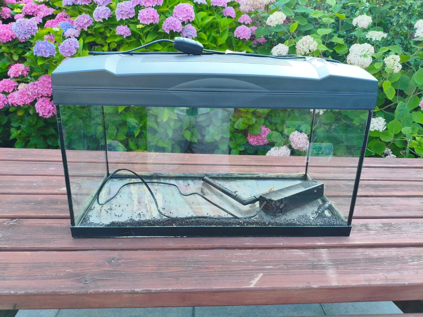 Complete 60x30x30 aquarium., Dieren en Toebehoren, Vissen | Aquaria en Toebehoren, Ophalen, Gebruikt, Overige merken, Leeg aquarium