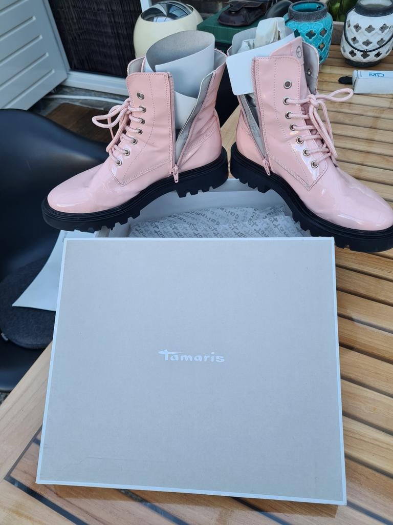 Roze dames laarzen van Tamaris, Tamaris, Hoge laarzen, Nieuw, Ophalen of Verzenden
