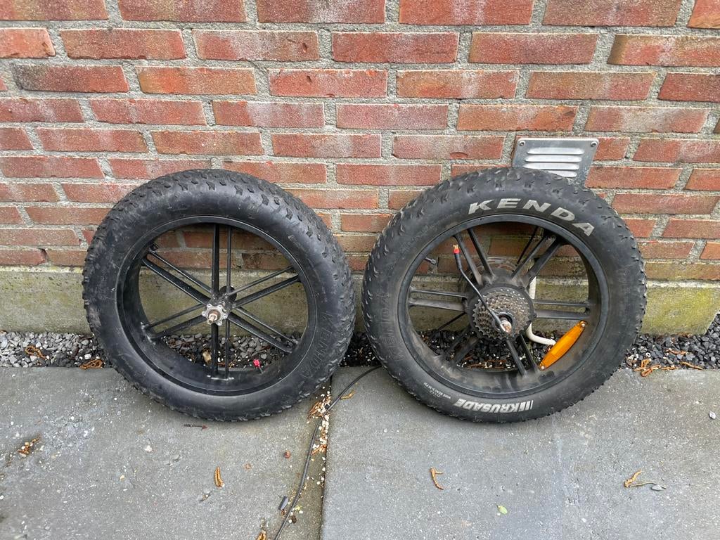 Fatbike wielen motor onderdelen, Fietsen en Brommers, Elektrische fietsen, Ophalen of Verzenden, Overige merken