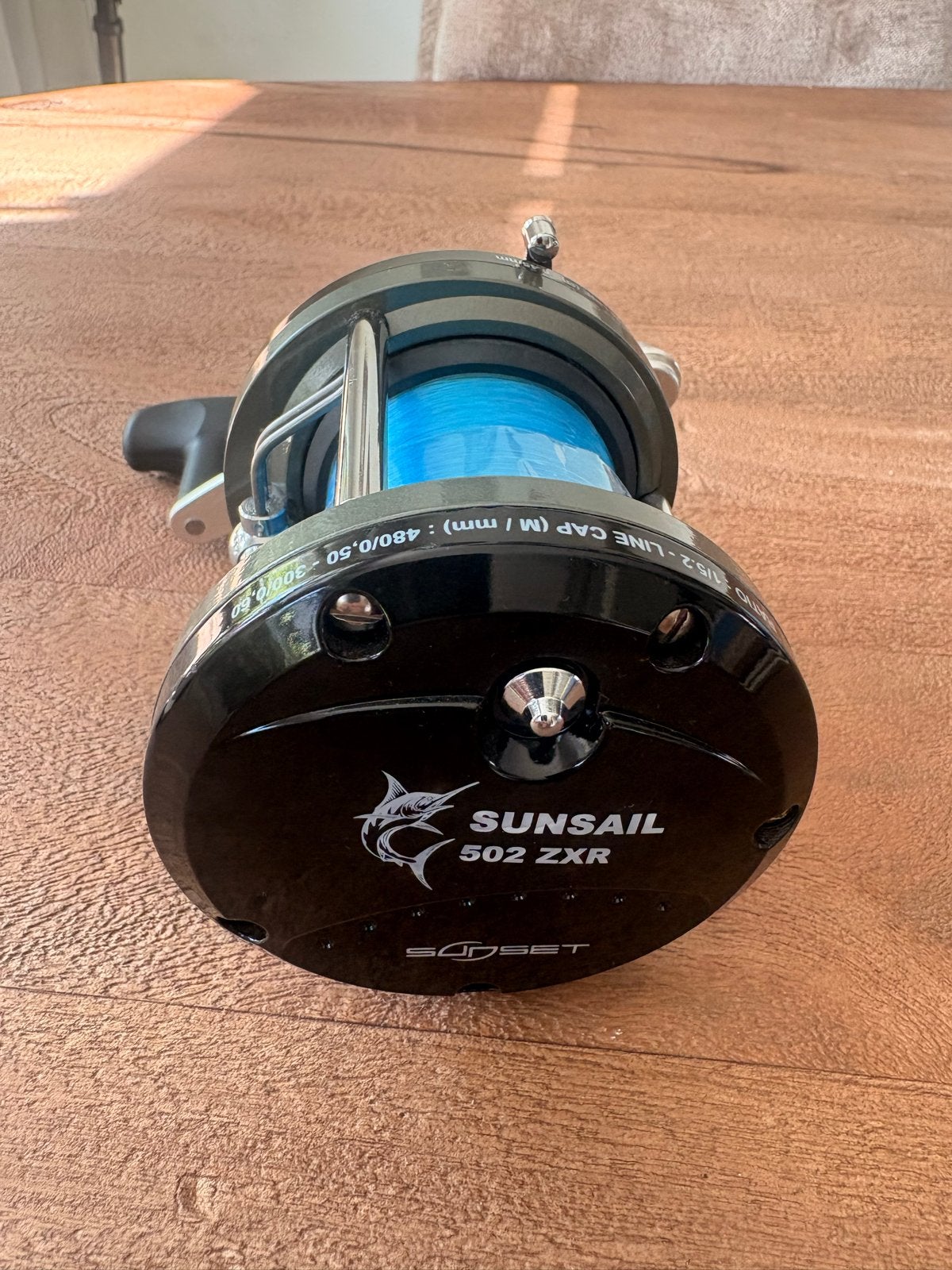 Nagelnieuwe Sunsail 502 ZXR zee vismolen, Watersport en Boten, Hengelsport | Algemeen, Ophalen of Verzenden, Nieuw, Molen