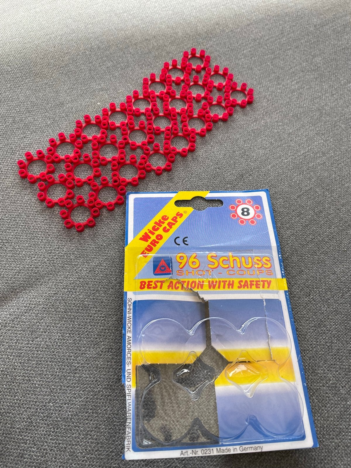 24x 8-schots klappertjespistool vullingen - Nieuw, Ophalen of Verzenden, Nieuw, Jongen