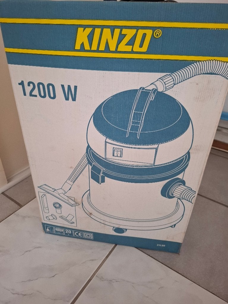 Waterstofzuiger Kinzo, Doe-het-zelf en Verbouw, Reinigingsmachines, Ophalen, Zo goed als nieuw, Waterstofzuiger