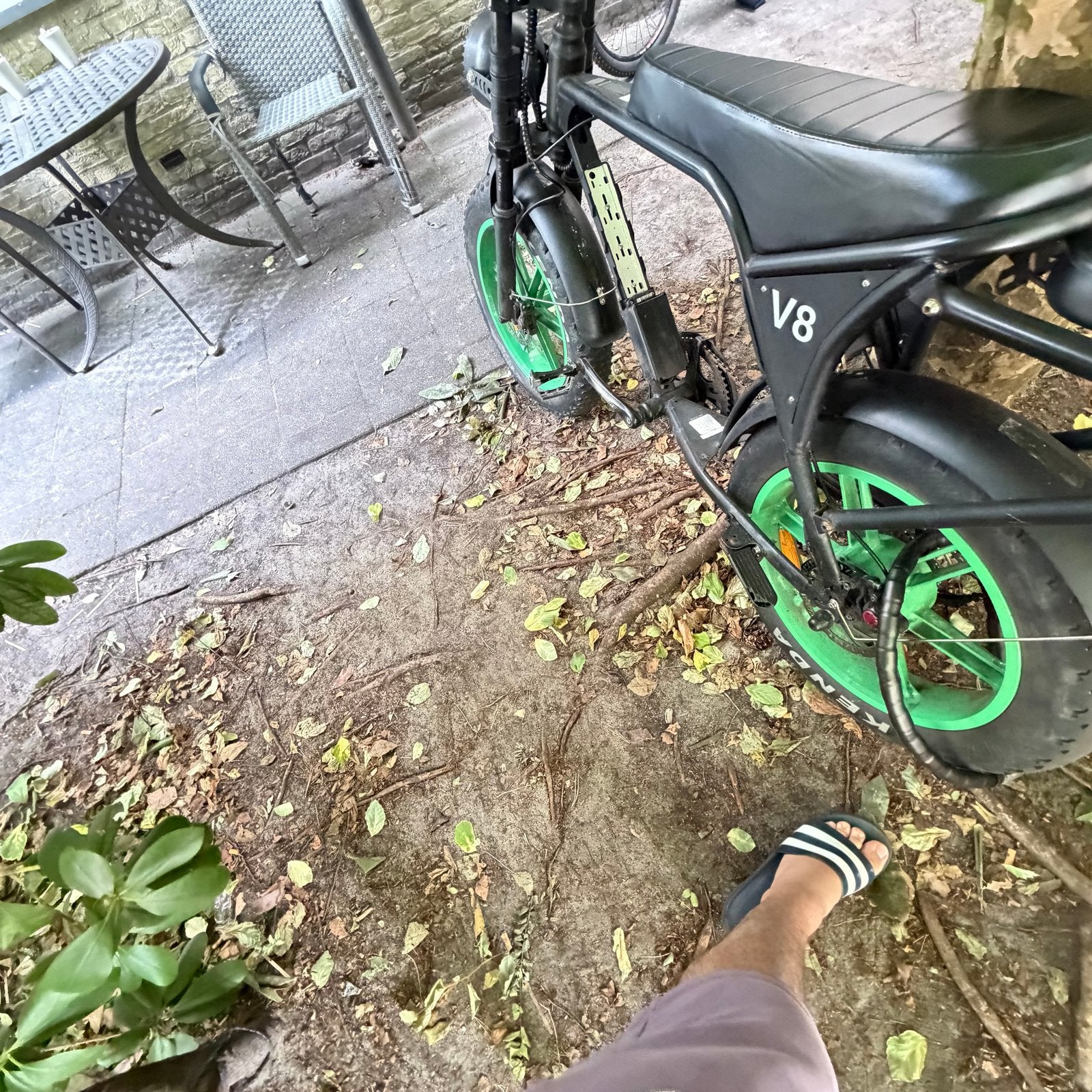 Fatbike V8 met groene velgen, Overige merken, Gebruikt, Ophalen of Verzenden, Minder dan 47 cm