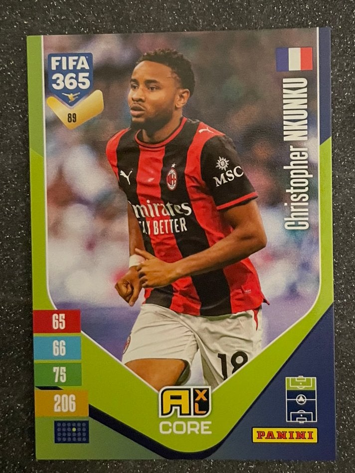 Panini Fifa365 2027    NKUNKU    AC MILAN, Verzenden, Zo goed als nieuw, Plaatje