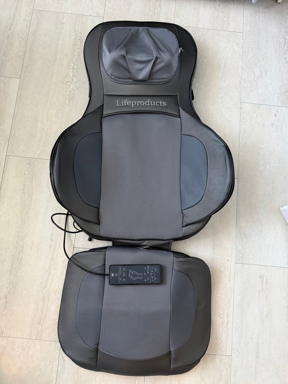 Lifeproducts Shiatsu Massagekussen met Warmtefunctie, Ophalen of Verzenden, Zo goed als nieuw, Massagestoel of Kussen