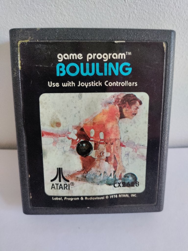 Atari Bowling videogame-cartridge, Spelcomputers en Games, Spelcomputers | Atari, Ophalen of Verzenden, Gebruikt, Atari 2600