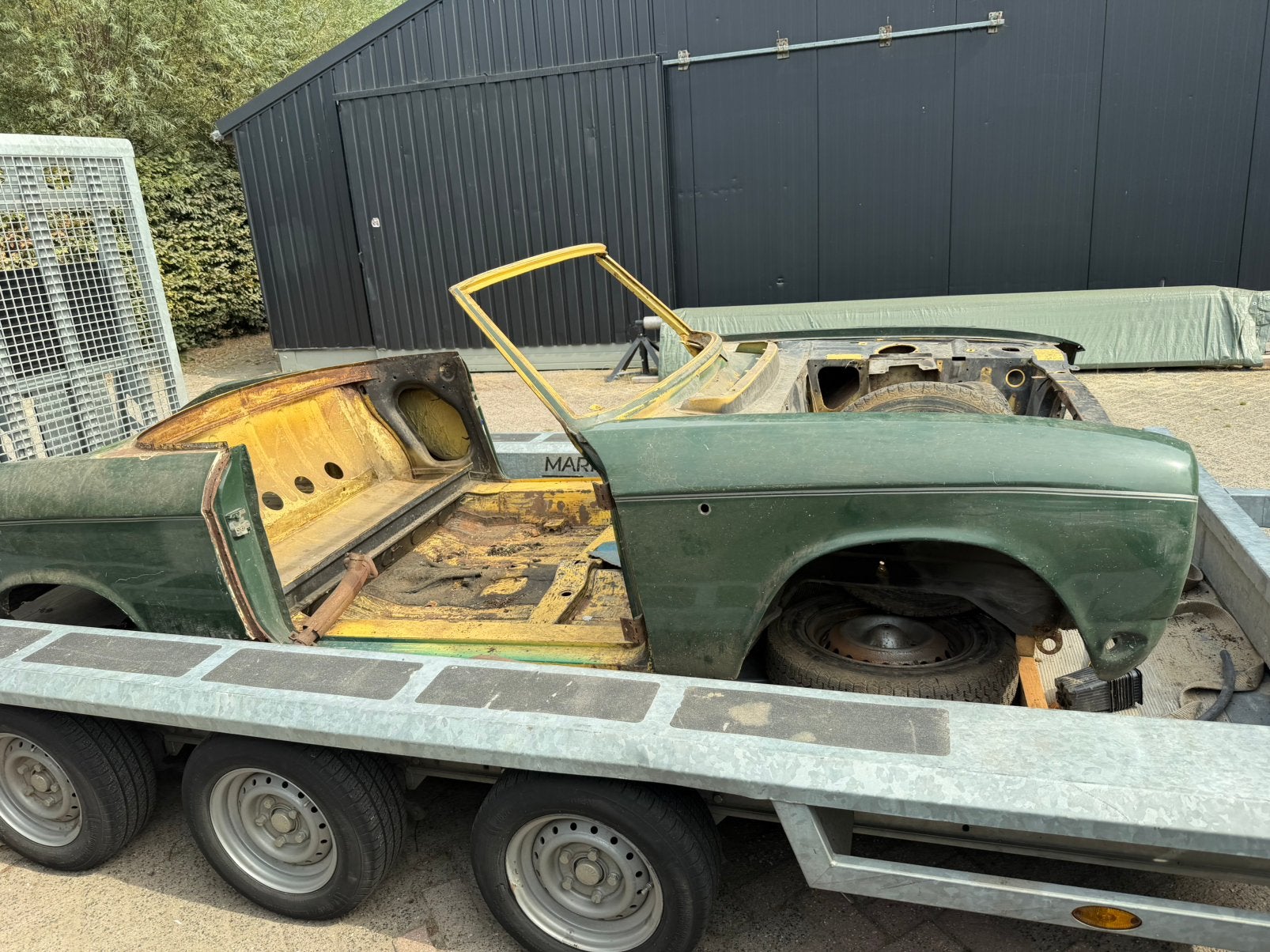 Frame peugeot 304 cabrio, Ophalen