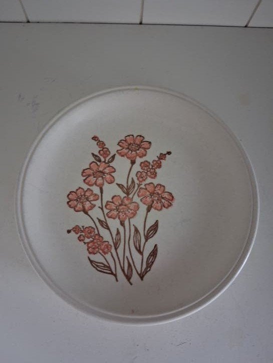 Vintage Biltons gebaks bordjes met bloemmotief, Antiek en Kunst, Ophalen of Verzenden