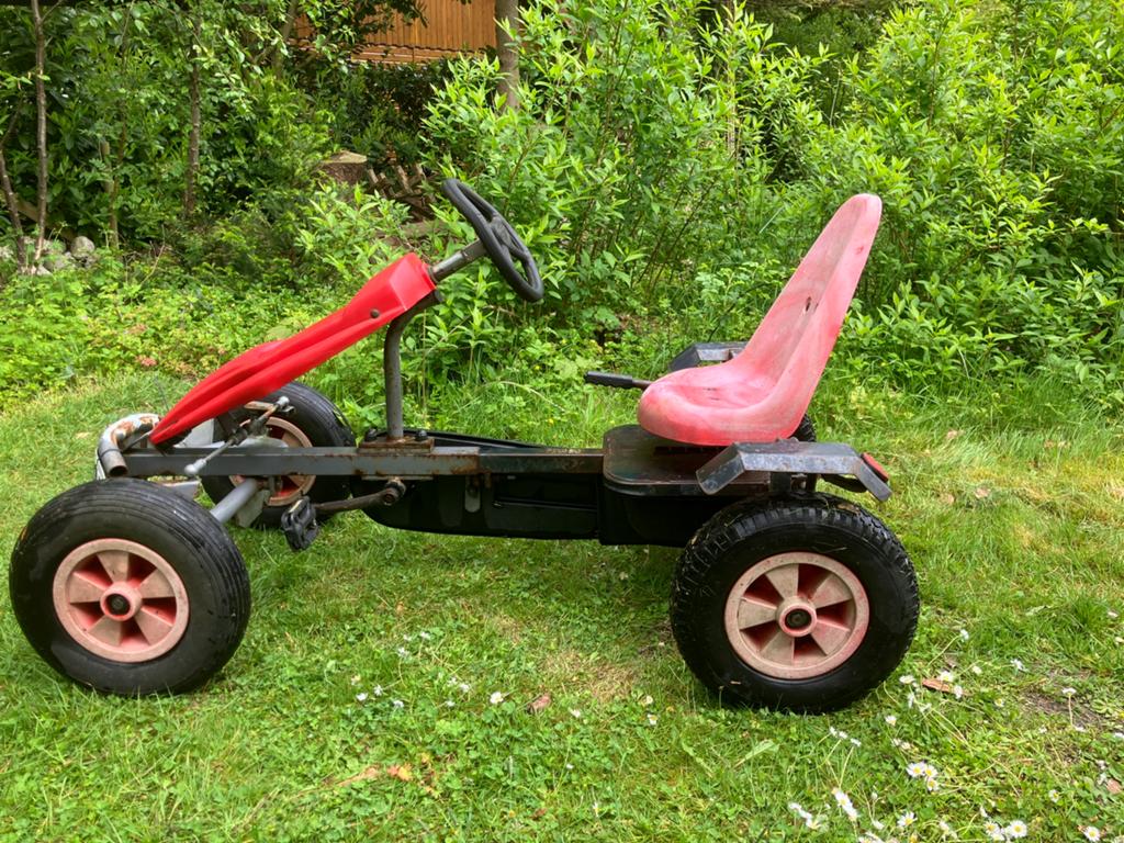 Stoere degelijke metalen skelter, merk Zircon, Ophalen, Gebruikt, Overige merken, Vrijloopautomaat
