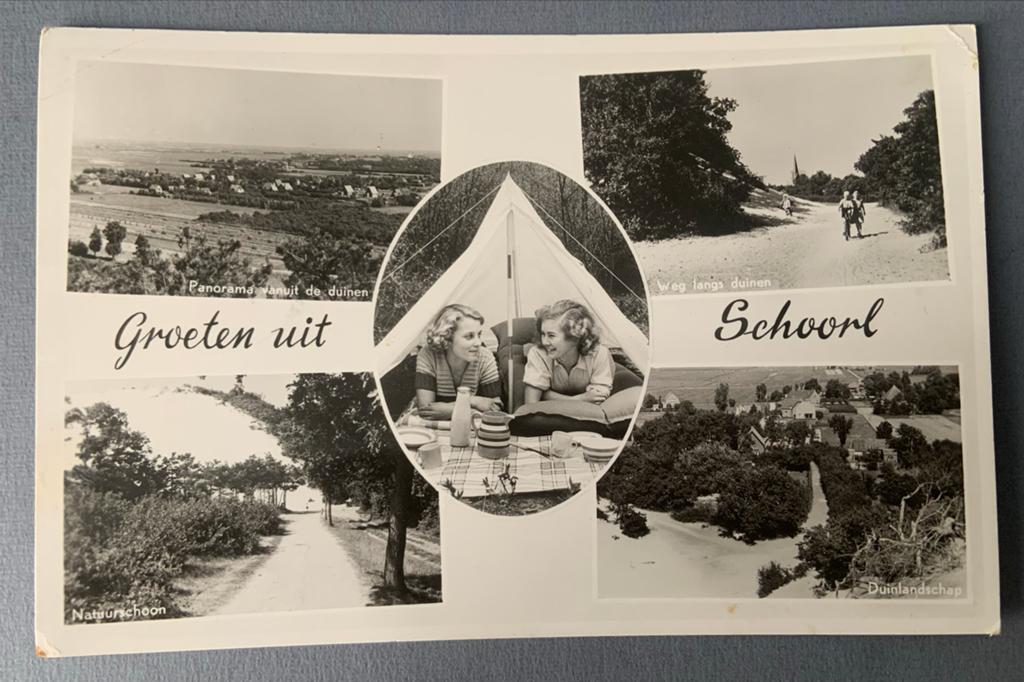Groeten uit Schoorl, Verzenden, 1940 tot 1960, Gelopen, Noord-Holland