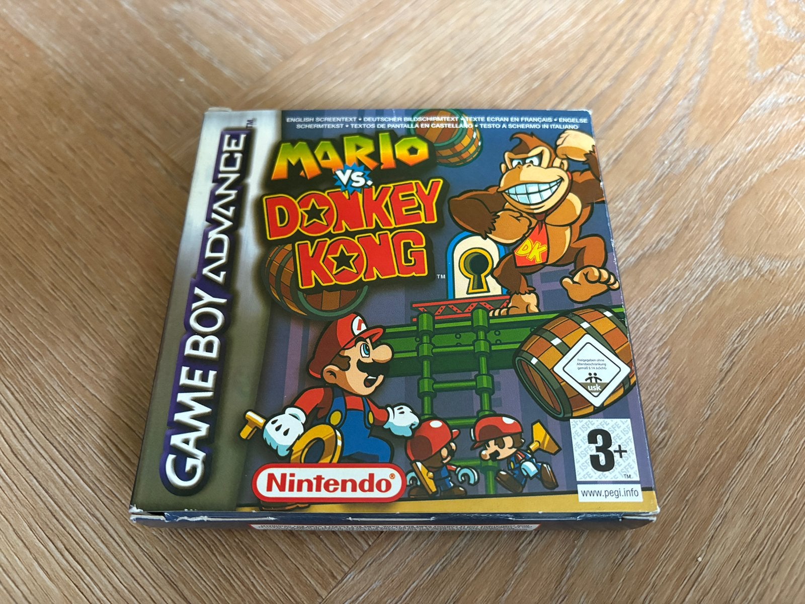 Nintendo Mario vs Donkey Kong (GBA) CIB Gameboy Advance, Spelcomputers en Games, 1 speler, Ophalen of Verzenden, Zo goed als nieuw