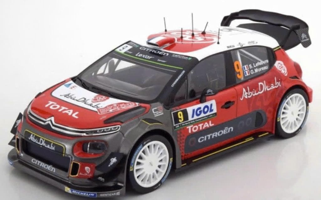 Citroen C3 WRC #9 '17 Corsica Le & Mo NOREV 1/18 ref: 181633, Verzenden, Nieuw, Auto, Norev