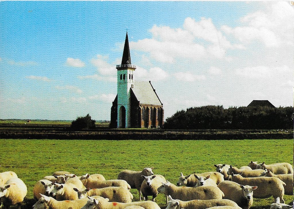 Texel den hoorn gelopen ansichtkaart ( 612 ), Ophalen of Verzenden, Voor 1920, Gelopen, Waddeneilanden