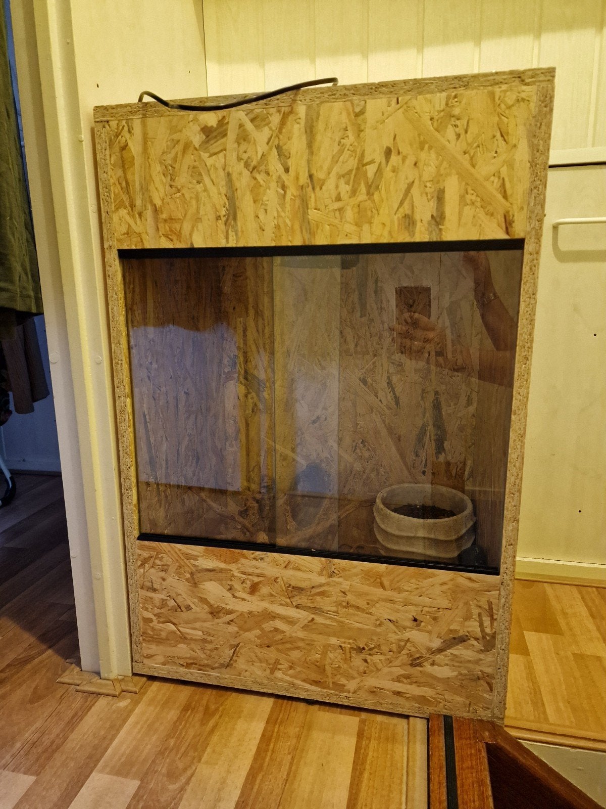 OSB3 Terrarium 54x40x80cm (lxbxh), Ophalen, Zo goed als nieuw, Terrarium of Paludarium