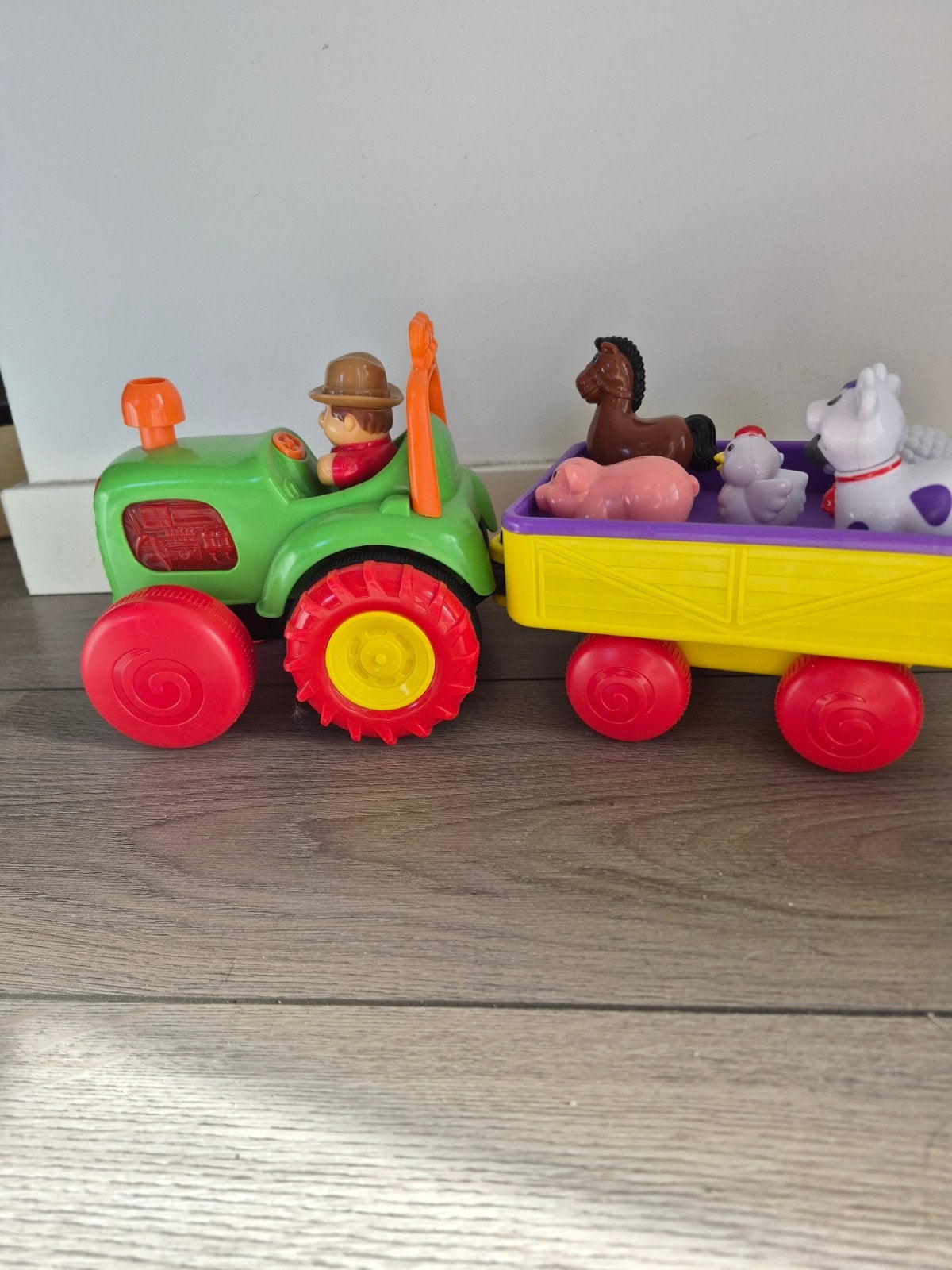 Rijdende tractor, Ophalen
