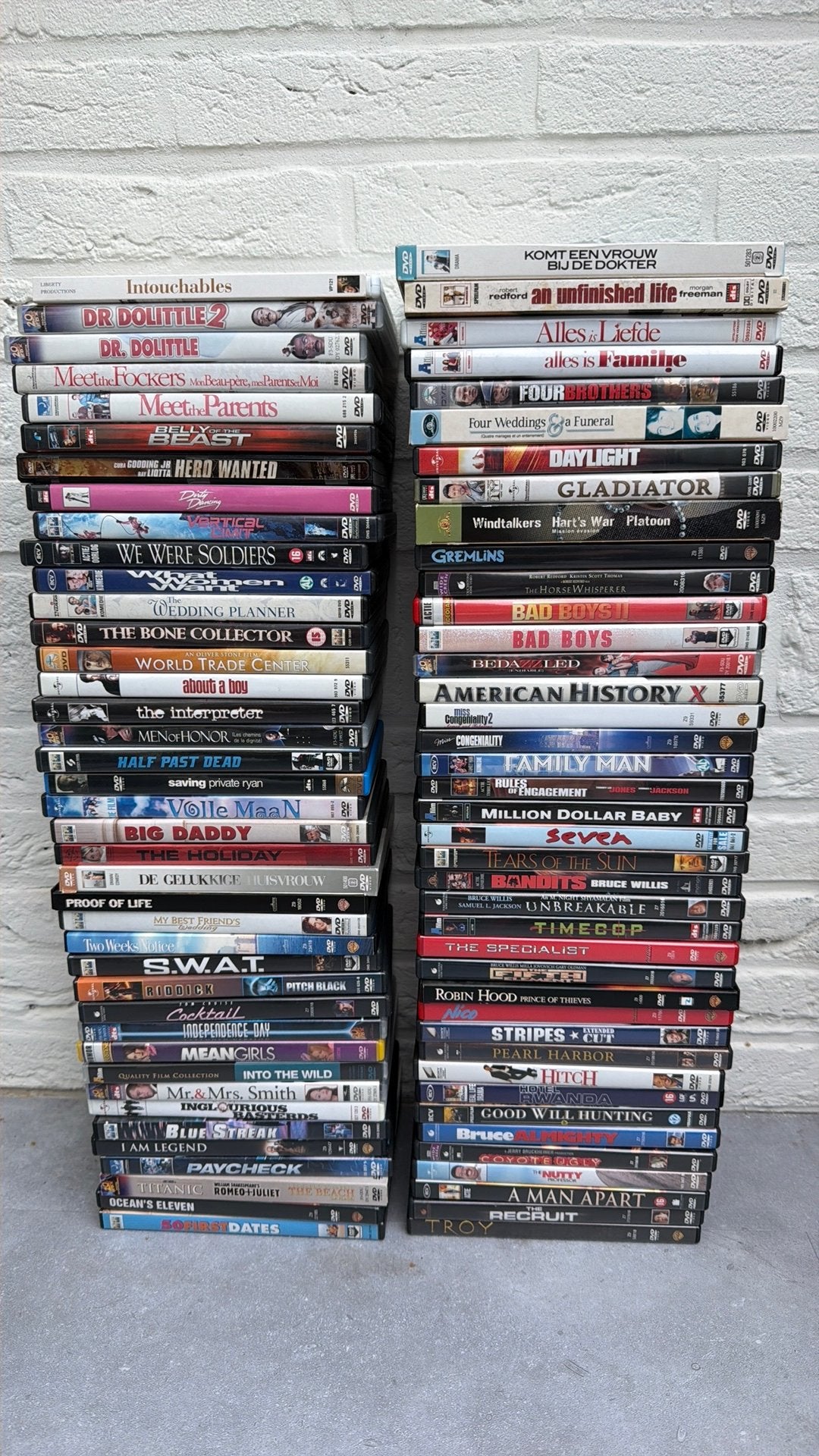 85 dvd titels, Alle leeftijden, Ophalen of Verzenden, Zo goed als nieuw