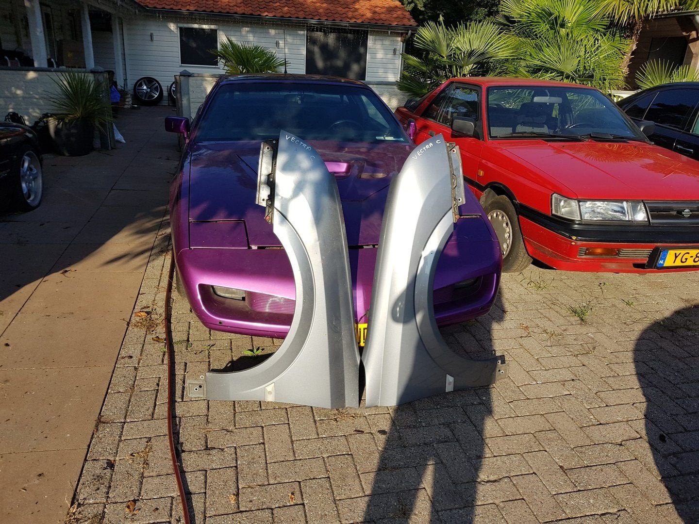 OPEL VECTRA C VOORSCHERMEN BJ 2003, Gebruikt, -, -, Ophalen of Verzenden
