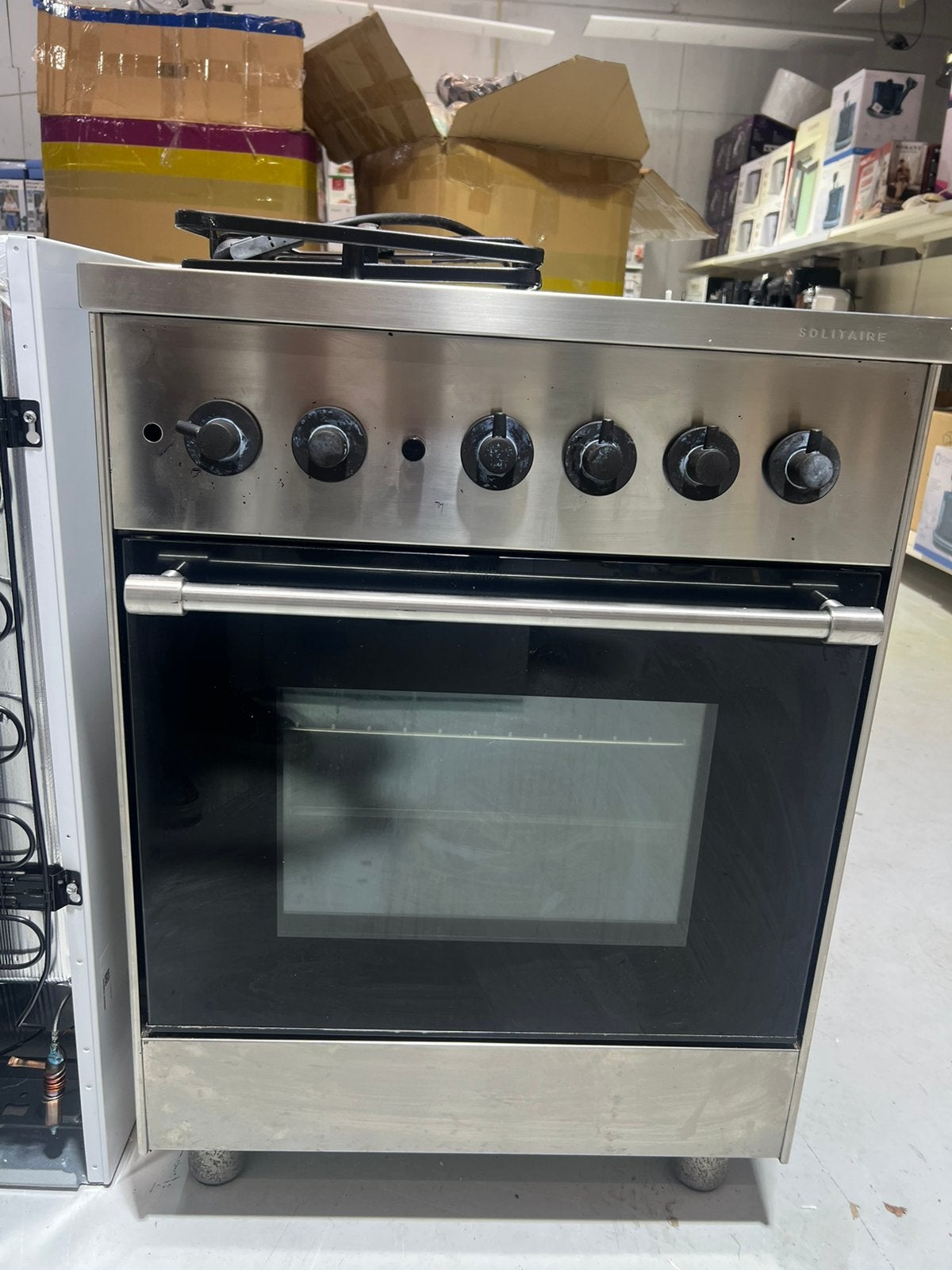 Gasfornuis oven, 60 cm of meer, Zo goed als nieuw, Gas, Vrijstaand