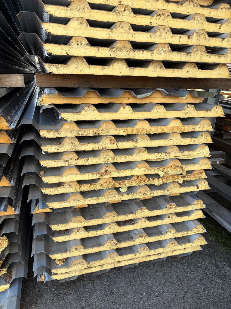 Falk Dakplaten dak platen isolatie sandwichpaneel ( 346 ), 4 tot 8 cm, Gebruikt, Hardschuim (Pir), Nb