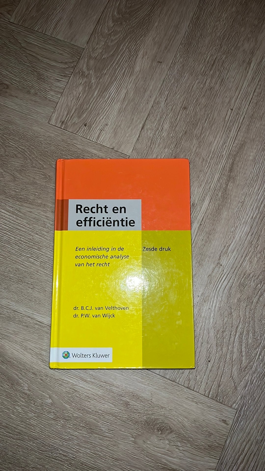 Recht en efficiëntie, Boeken, Ophalen of Verzenden, Alpha, Zo goed als nieuw, WO