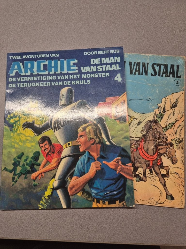 Archie, De Man van Staal, Boeken, Stripboeken, Eén stripboek, Ophalen of Verzenden, Gelezen, Bert Bus