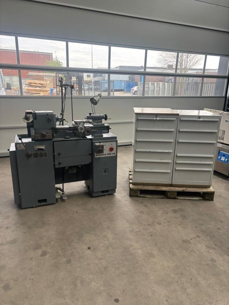 Schaublin 102N-VM draaibank, zeer compleet, in topconditie, Ophalen of Verzenden, Gebruikt, Metaaldraaibank, Minder dan 500 mm