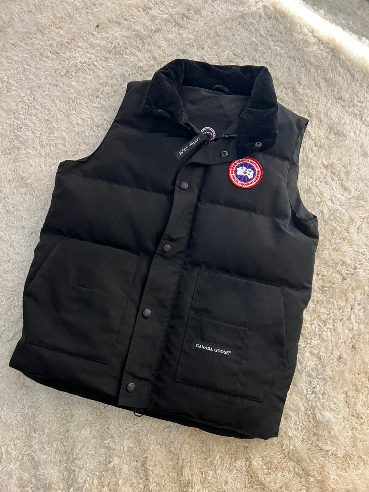 Canada goose bodywarmer, Kleding | Heren, Ophalen of Verzenden, Zo goed als nieuw, Maat 46 (S) of kleiner, Zwart