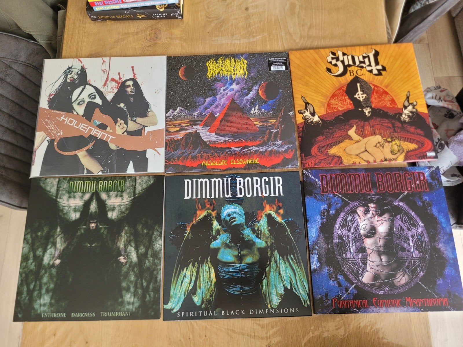 6x Metal LP's: Kovenant, Dimmu Borgir, Ghost,, Blood Inc, Ophalen of Verzenden, Zo goed als nieuw