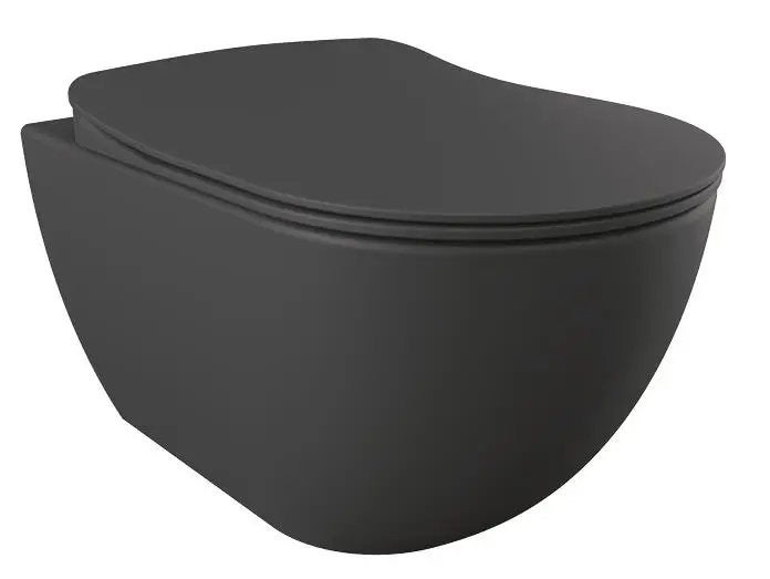 Bocchi hangtoilet Mat Grijs (Nieuw in doos!), Doe-het-zelf en Verbouw, Sanitair, Ophalen, Nieuw, Steen, Toilet