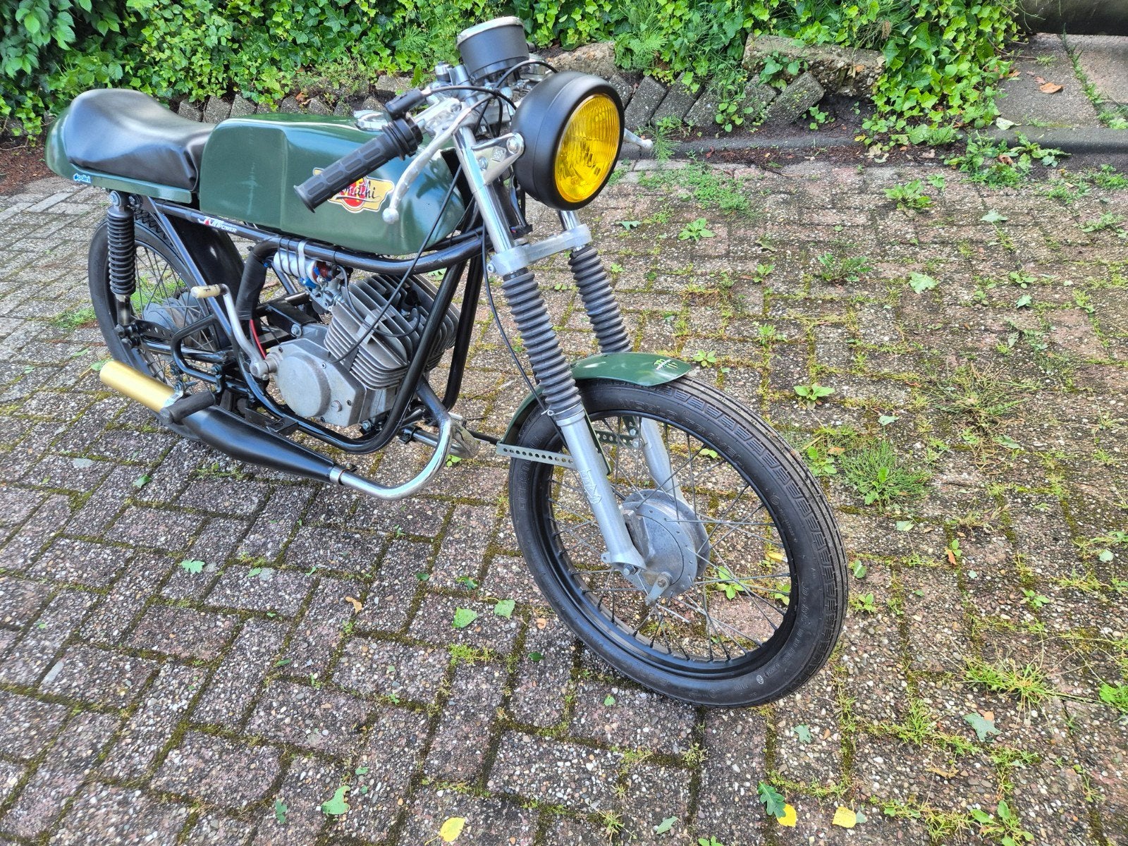 Jamathi eigenbouw racer, geen kenteken en frame nr, 4 bak, Fietsen en Brommers, Brommers | Oldtimers, Ophalen of Verzenden, Overige merken