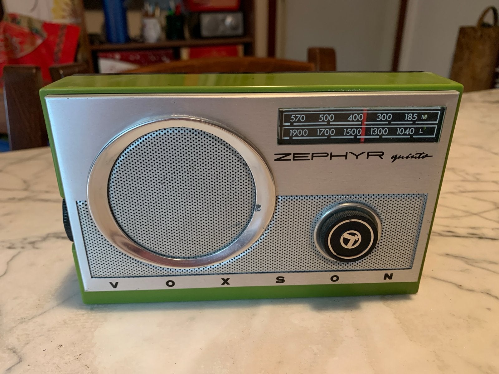 Vintage Voxson Zephyr Quinto Transistorradio, Verzenden, Gebruikt, Transistorradio