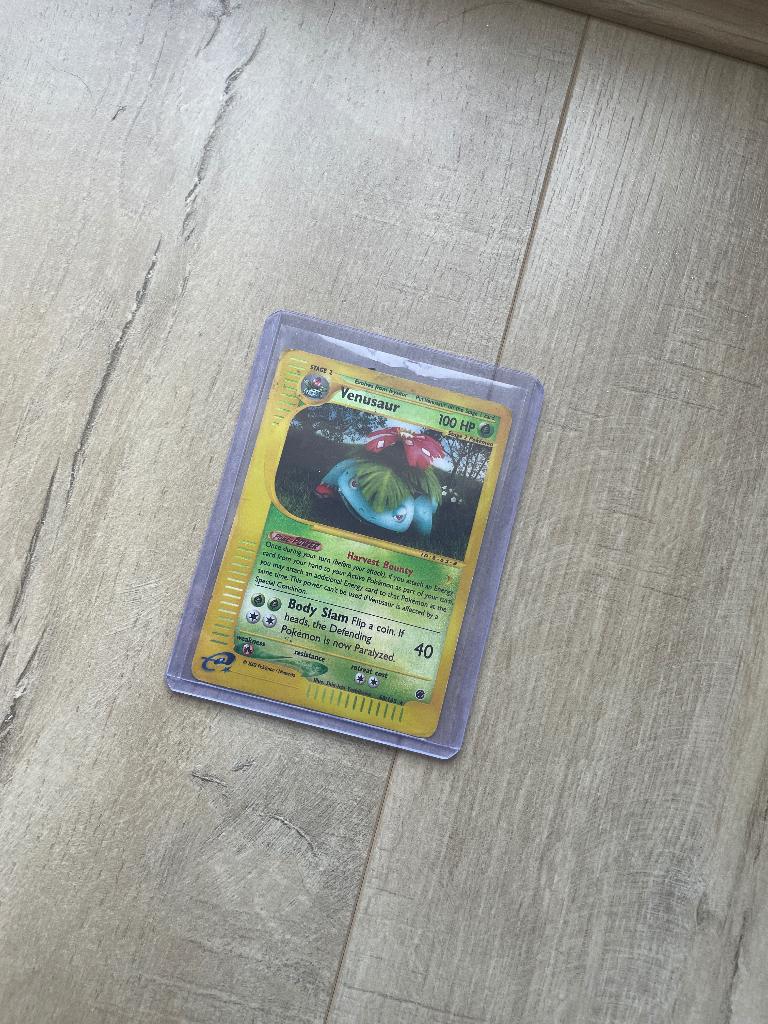 Pokemon venusaur, Verzenden, Gebruikt, Losse kaart, Foil