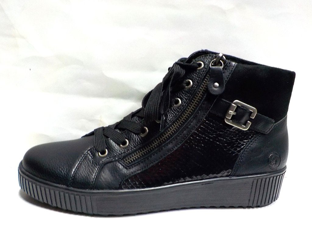 Zwarte Remonte sneakers maat 40, Zwart, Nieuw, Ophalen of Verzenden, Sneakers of Gympen