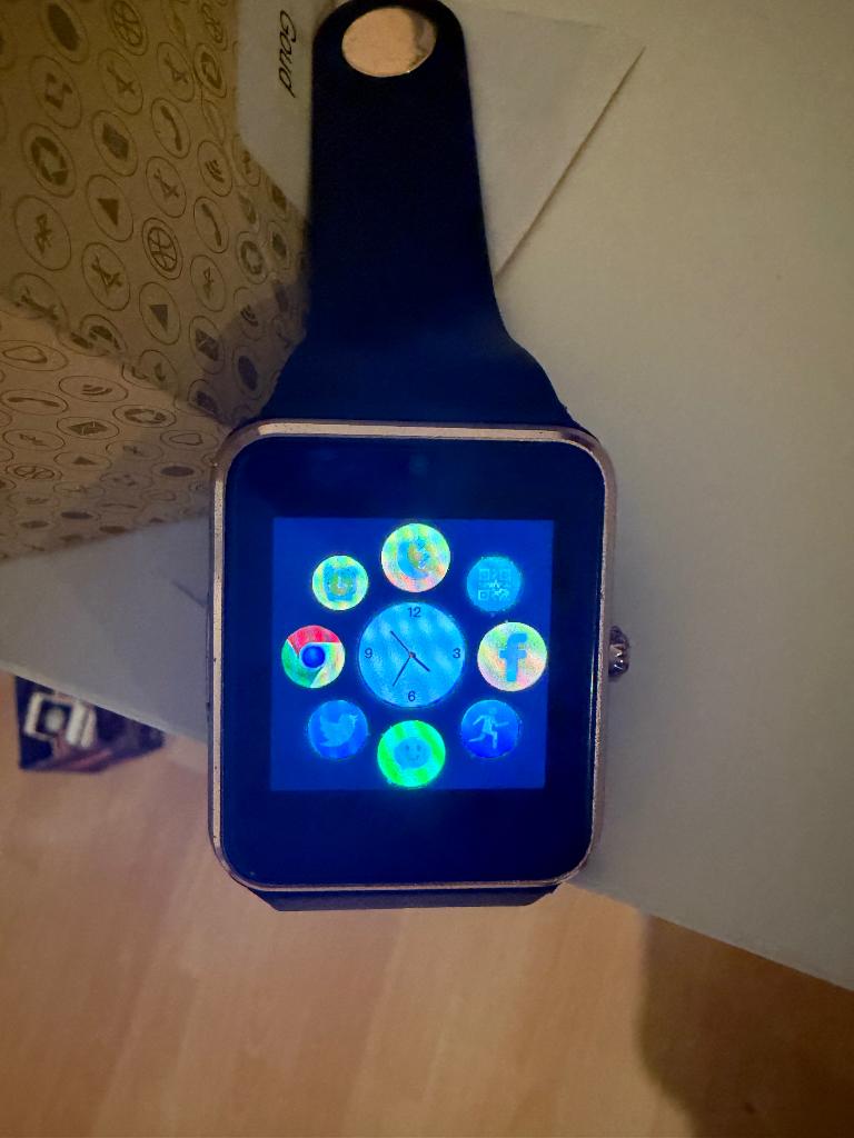Smartwatch, Zwart, Ophalen of Verzenden, Zo goed als nieuw, Waterdicht