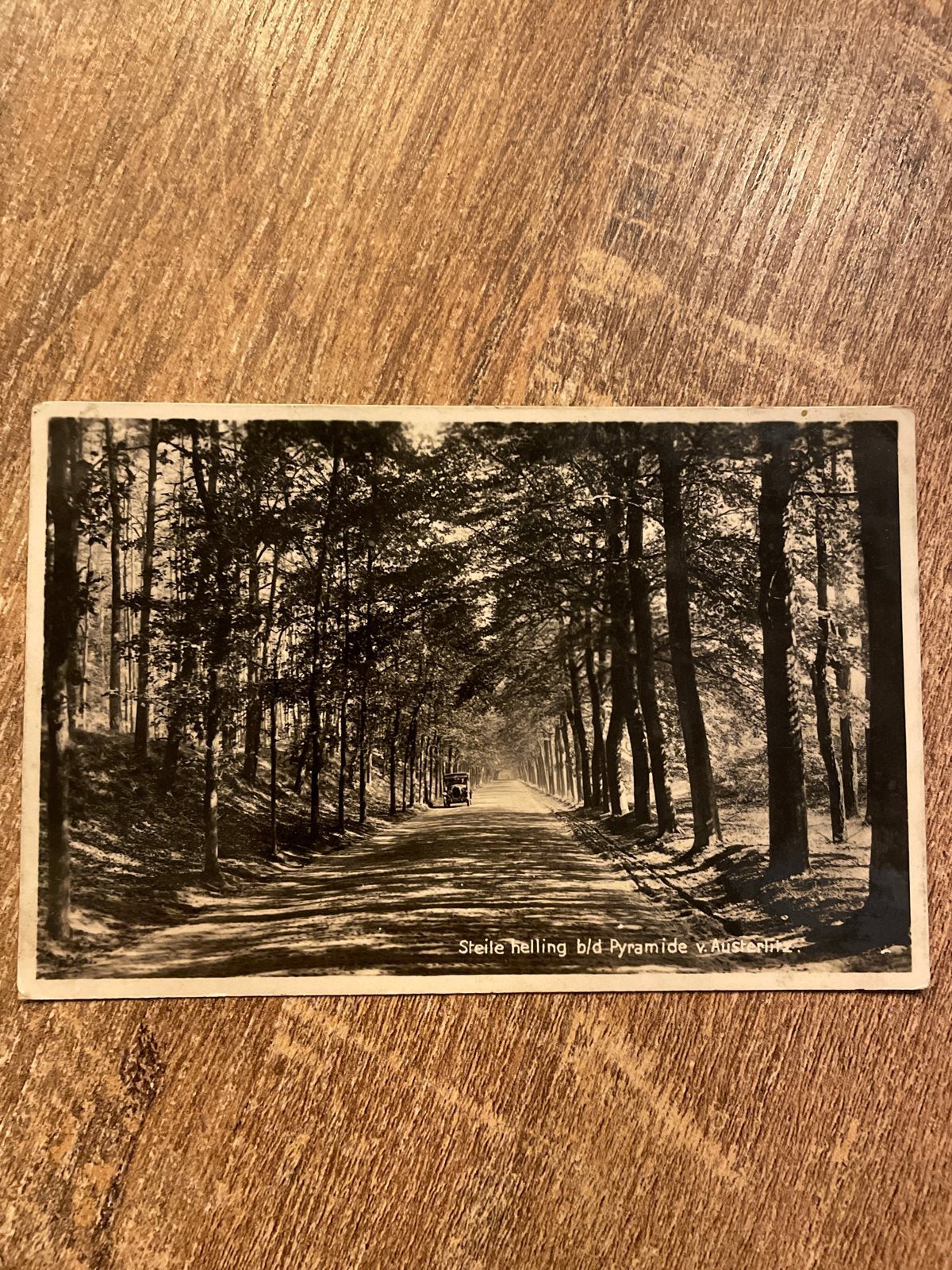 Oude Ansichtkaart Steile Helling bij Pyramide van Austerlitz, Verzamelen, Ophalen of Verzenden, 1920 tot 1940, Gelopen, Utrecht