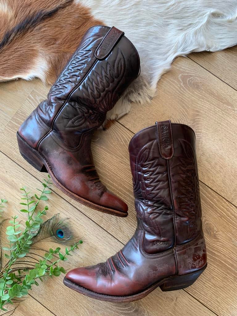 Sancho cowboylaarzen 41 western boots bohemian laarzen, Hoge laarzen, -, -, Ophalen of Verzenden